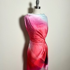 NWT Significant Other Tropical Bloom Watercolor Farrah Sleeveless Midi Dress 10P