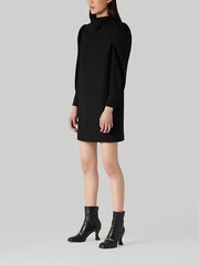 £220 Trussardi Jeans Dress Black Long Sleeve In Stores Uk 8 10