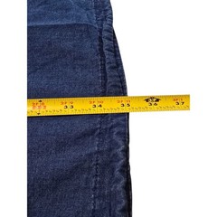 Old Navy Long Sleeve Chambray Shirt Dress In Dark Wash Blue Sz L