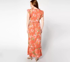 Anybody Daydreamer Knit Maxi Dress Paprika Floral M New
