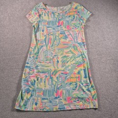 Lilly Pulitzer Large Essie Dress Multi Beach Please Knit Y2K Preppy Resort