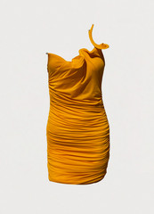 BNWT CHRISTOPHER ESBER TANGELO MOULDED VENUS ONE SHOULDER MINI DRESS – SIZE 4 US