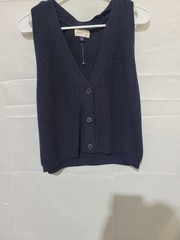 SIZE MEDIUM Blue Sweater Vest