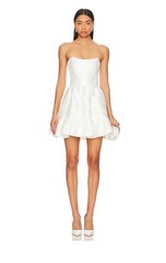 NWT Ginny Corset Mini Dress in White Baroque Floral
