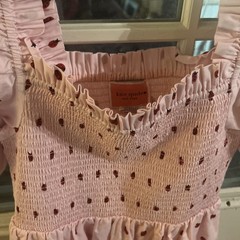 Kate Spade New York Pink Dress/ Lady Bugs Smocked Size Small