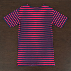 Everlane 100% Organic Cotton Striped T-Shirt Dress Small Nautical Navy Red EUC