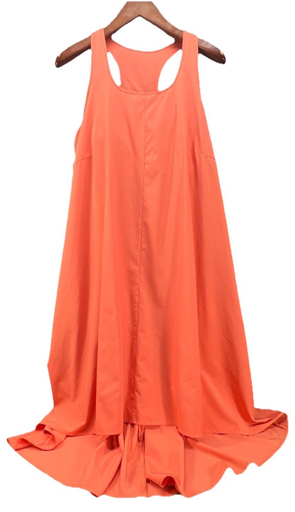 Halara Breezeful Backless Racerback Side Pocket High Low Flowy Midi Quick Dry 1X