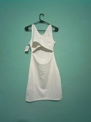 Roxy White Sleeveless Cutout Back Dress Size XS