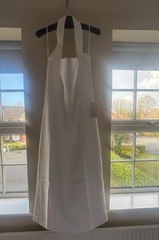 BNWT Odd Muse Ultimate Muse Halterneck White Midi Dress. XL