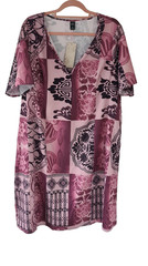 Ladies Size Uk 20 Short Sleeve Knee Length Tank – Slip Dress By Emery Rose Nwt
