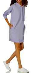 Womens The Drop hoodie dress size XL Lavender long sleeve loungewear sweatshirt