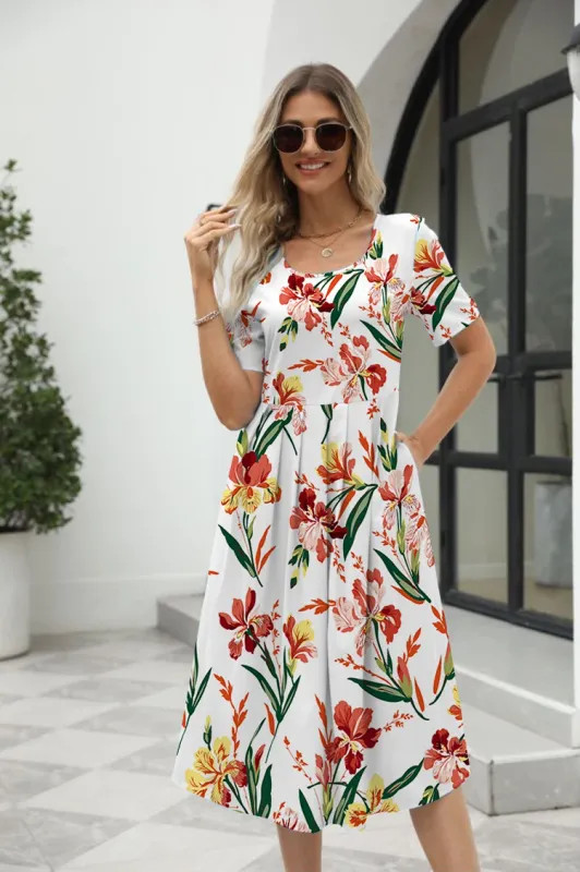 2025 Europe and the United States summer new women&rsquo;s fashion elegant printed
