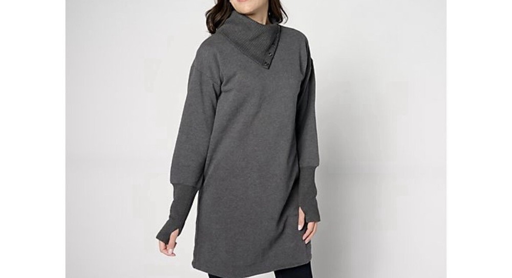 Studio Park x Shawn Killinger Regular Sweatshirt Dress A626655 Charcoal Grey Med