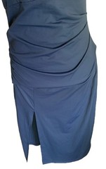 Halara SoftlyZero™ Airy Square Neck Corset Ruched Bodycon Midi Dress Medium