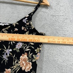 American Eagle Dress Small Y2K Floral Midi Slit Spaghetti Straps Straight Boho