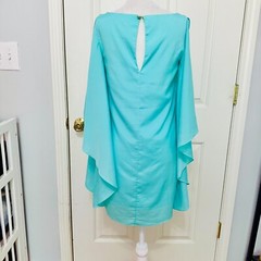 LILLY PULITZER SEQUINS EMBRIODERED MEDALLION BATWING SHIFT DRESS TUNIC NEW XS