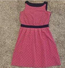 Tommy Hilfiger Sleeveles Lightweight Lined Side Zip Pink Dress Women’s Sz 12 EUC