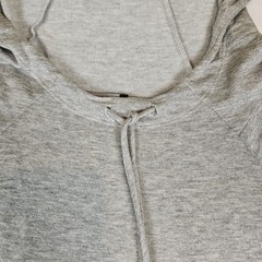 Brigitte Brianna Hooded Sweatshirt Dress S Lightweight Athleisure Comfy Casual