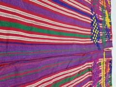 Vintage Traditional Guatemalan Embroidered Handwoven Huipil 107x71cms