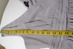 NWT Lulus Maxi Formal Dress Heather-Lavender Chiffon Cross-over-V-neck Wm. M