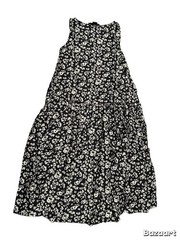 Hatch Maternity Women’s THE FIONA DRESS Black Rayon Silk Size P (Petite)$258 NEW