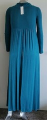 NWT MOTHER BEE MATERNITY COWL NECK EMPIRE WAIST MAXI DRESS Size S Long Sleeve