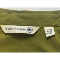 Shore to Summit Utility Tunic Mini Dress Avocado Outdoor Women&rsquo;s Size Small
