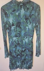 Milumia Women&rsquo;s Mock Neck Bodycon Mini Dress Lg Short Sleeve Casual Going Out