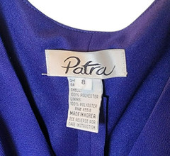 Patra Size Large Blue Sleeveless Dress Made in Korea Vintage No Jacket Preowned