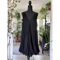 Alberto Makali Avant Garde Chiffon Bubble Hem Dress Gothic Fairy Grunge Mini Med