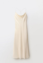 NWT MANGO MNG SELECTION COLLECTION $250 DRAPED NECKLINE SILK DRESS SZ S US 4