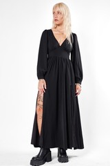 NWOT Mary Wyatt Morgana Tie Back Maxi Dress Size UK 14 *RRP £90*