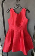 Kate Spade Backless Silk Dress Red