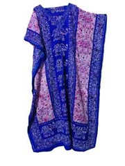 Red-Long-Kaftan-dress-Hippy-Boho-Maxi-Long-Size-Women-Caftan-Tunic-Dress-Night