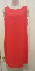 Orange BCBG Maxazria Cowl draped Low U Back Sleeveless Dress Silky Size 8 NEW