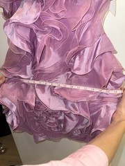 Colors Dress Style 0483 Strapless Ruffle Mini Dress Size 4