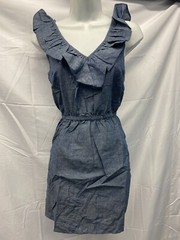 Alythea Ruffle Top Dress • Blue • Size Large