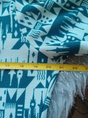 LuLaRoe Amelia Dress 2XL Disney It&rsquo;s a Small World Teal Pockets Pleats (2XL)