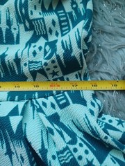 LuLaRoe Amelia Dress 2XL Disney It&rsquo;s a Small World Teal Pockets Pleats (2XL)