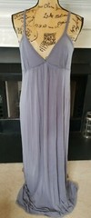 NWT Linq Womens Large Stretchy Soft Long Spaghetti Strap Maxi Dress