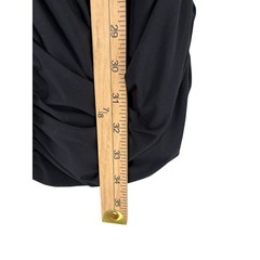 Commando Classic Ruched Mini Dress Black Stretch New Medium Modern Sexy Clubwear