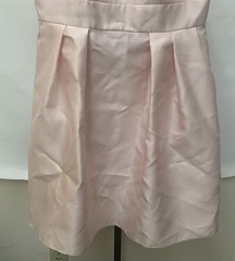 Alfred Sung Sleeveless Knee Length V-Neck Cocktail Dress in Blush Size 16 (D768)