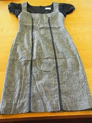 REVIEW Made in Australia Corporate Office Work Business Dress Silk Size 8 B46
