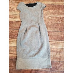 Weekend MaxMara Grey Scuba Jersey Sheath Dress Size M