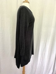EILEEN FISHER 100% Merino Wool Long Sleeve Sweater Dress Gray size Medium