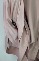 LULUS Social Circle Mauve Pink Mesh Skater Fit & Flare Sleeveless Dress Size Med