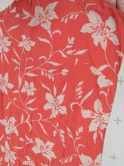 GAP Y2K Floral Pattern Salmon Pink Mini Shift Dress Retro – Women&rsquo;s size 2
