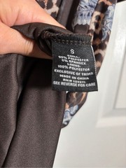 NWT S/XS Forever 21 Maxi Tank Dress in Brown Leopard Floral Print y2k style