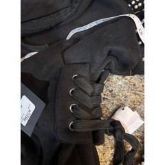 NWT AKIRA Black Pearl Embellished Lace Up Side Hoodie Dress Women&rsquo;s S/M