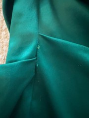 Betsy & Adam Emerald Green Ruched Cocktail Dress Women&rsquo;s XS Evening Party Dress